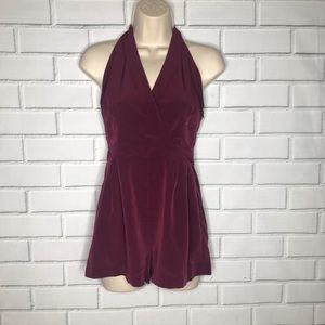 Maroon romper